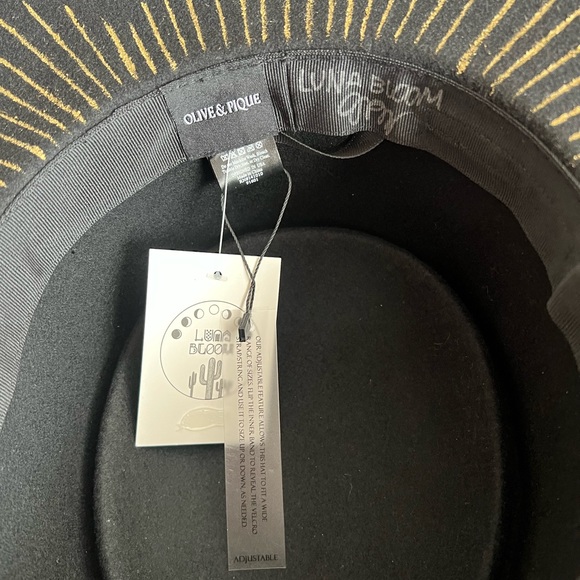 NWT The Luna Bloom Life Davos Hat Hand Painted - Picture 8 of 10